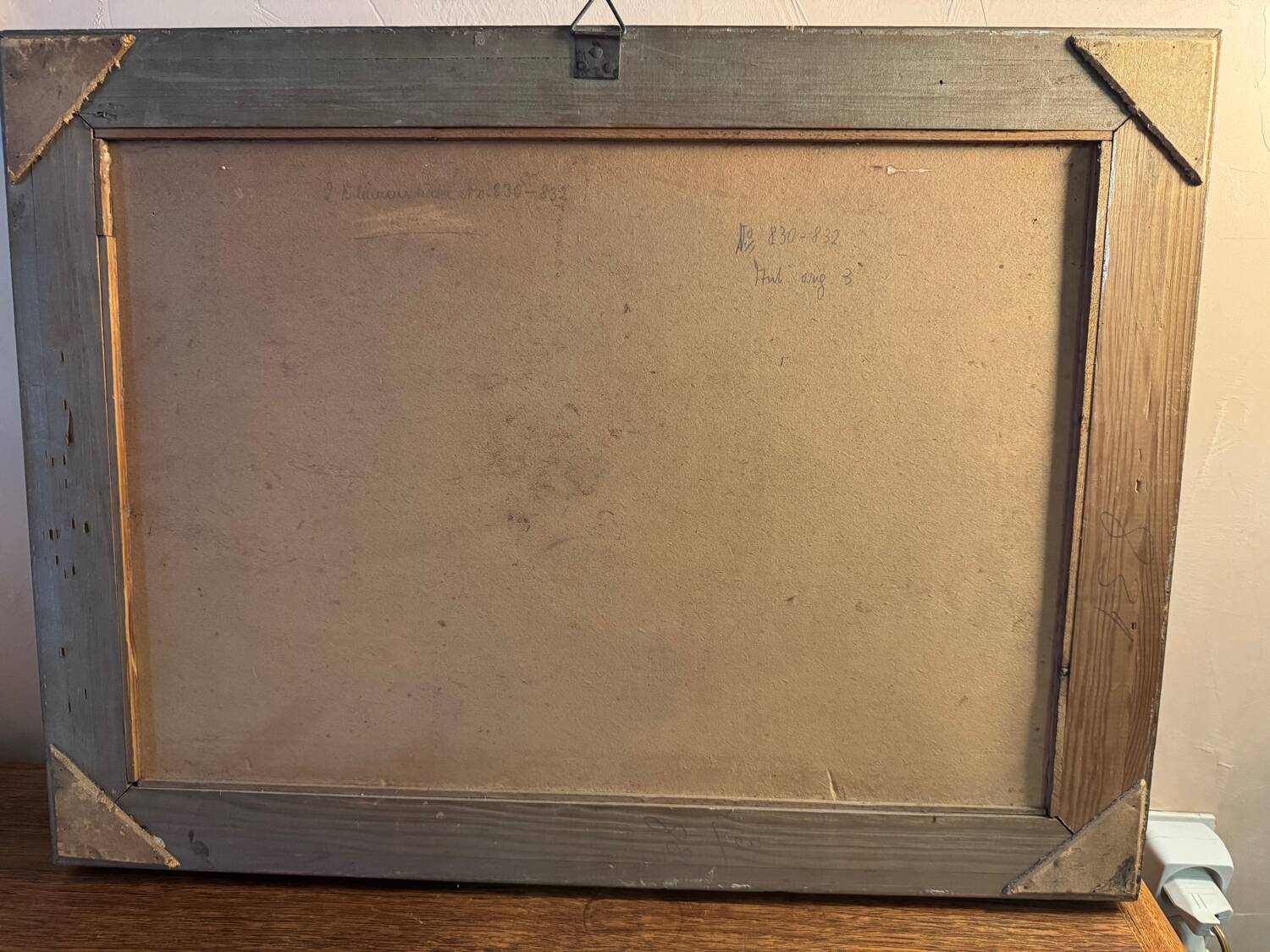 Painting, still life, G. Lang, 1947