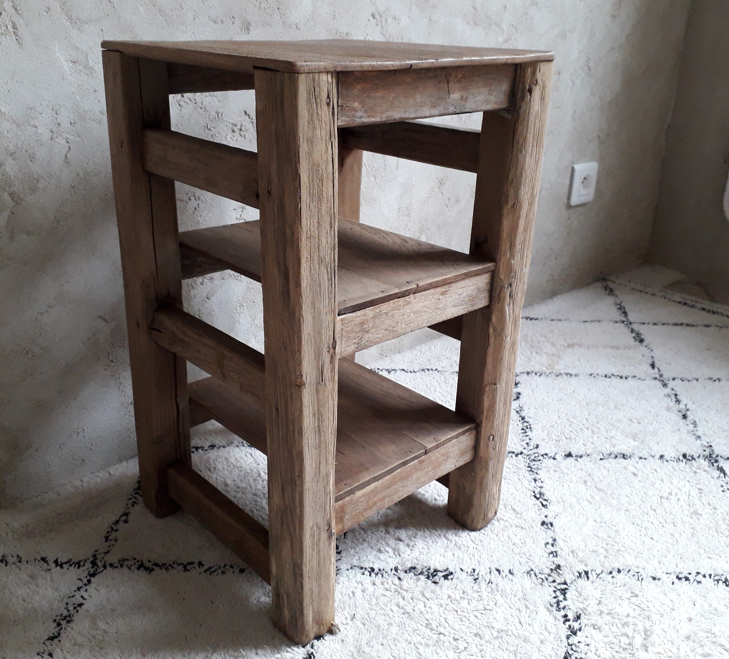 Brutalist bedside table