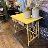 Vintage rattan desk
