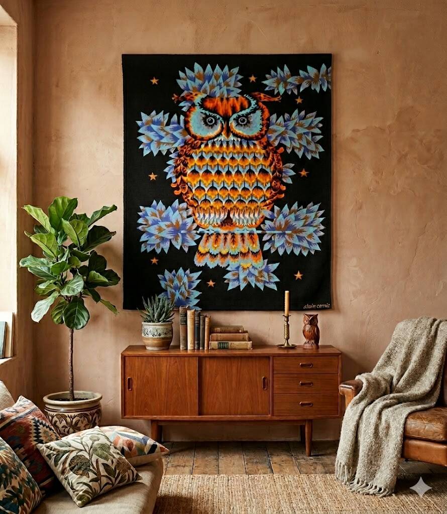 Wall tapestry Alain Cornic 1960