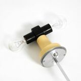 Large original 1960s red Bumling ceiling lamp by Anders Pehrson for Ateljé