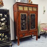 Antique Chinese Closet with gold