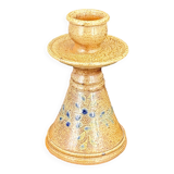 Sculptural candle holder in glazed ceramic 1970