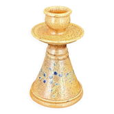 Bougeoir sculptural en céramique émaillée 1970