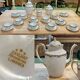 Service à café-thé en porcelaine de limoges des années 1930 - 27 pièces