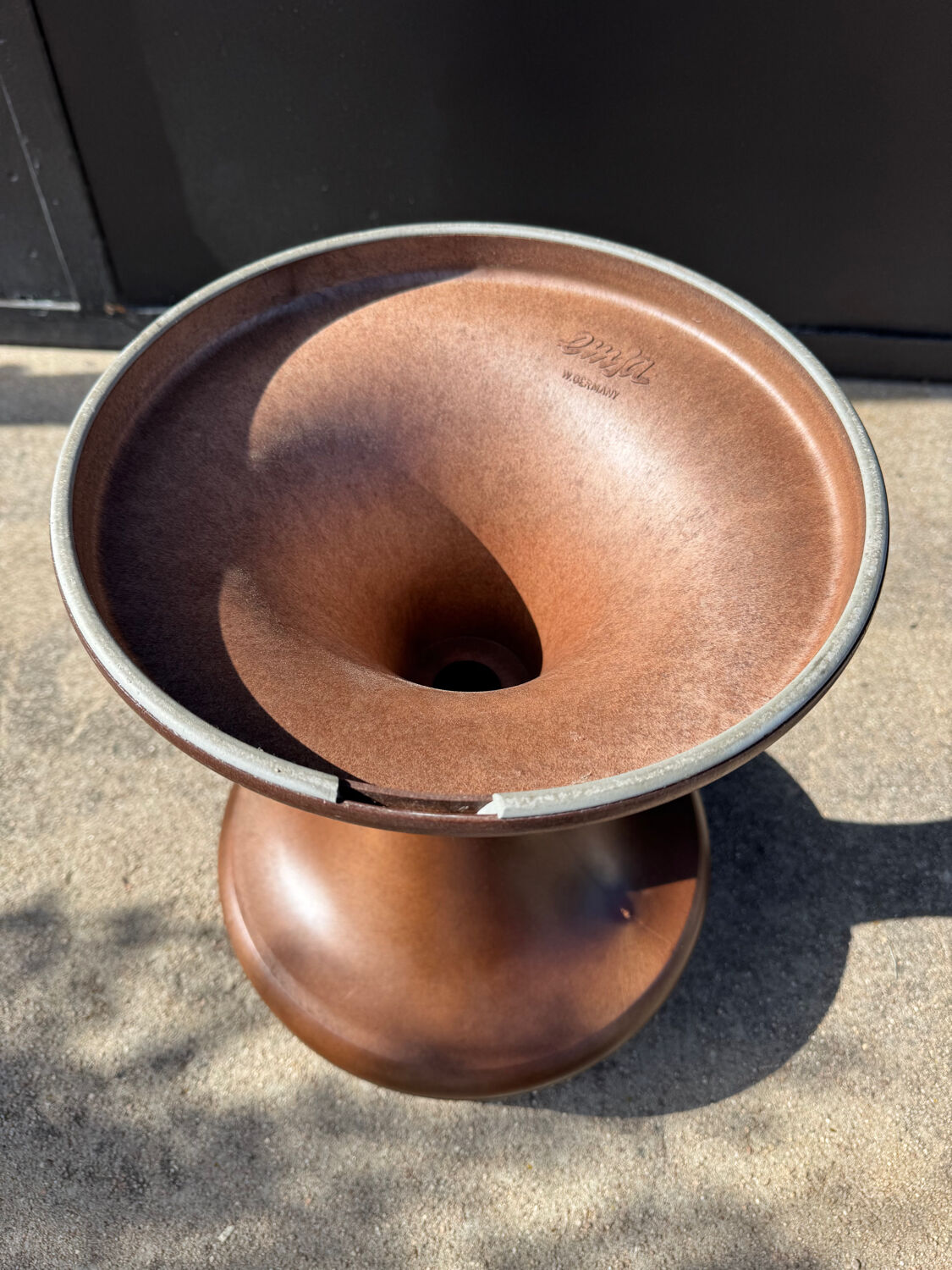 Brown stool Emsa Germany 1970s