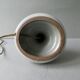 Lampe en grès ton gris bleu des années 70
