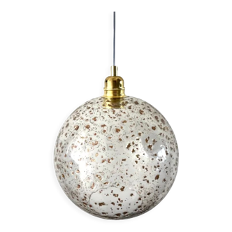 New electrified gold glitter glass pendant lamp