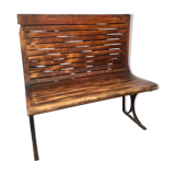 Old Parisian metro bench