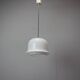 Large vintage opaline glass pendant lamp, Prague, Czechoslovakia, late 1970s.