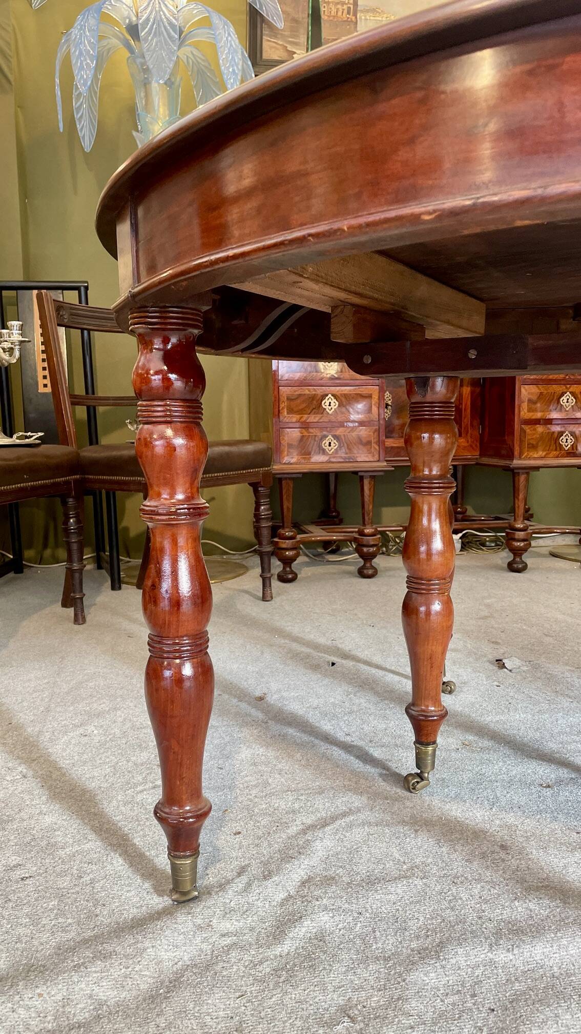 Mahogany dining table