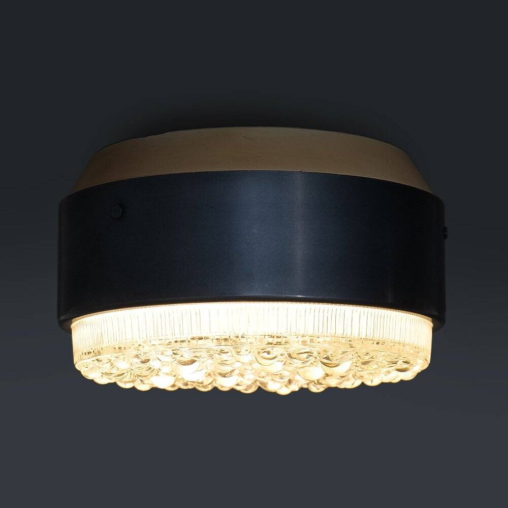 Ceiling light with glass diffuser by Stilnovo, 1960s