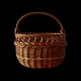 Vintage wicker basket