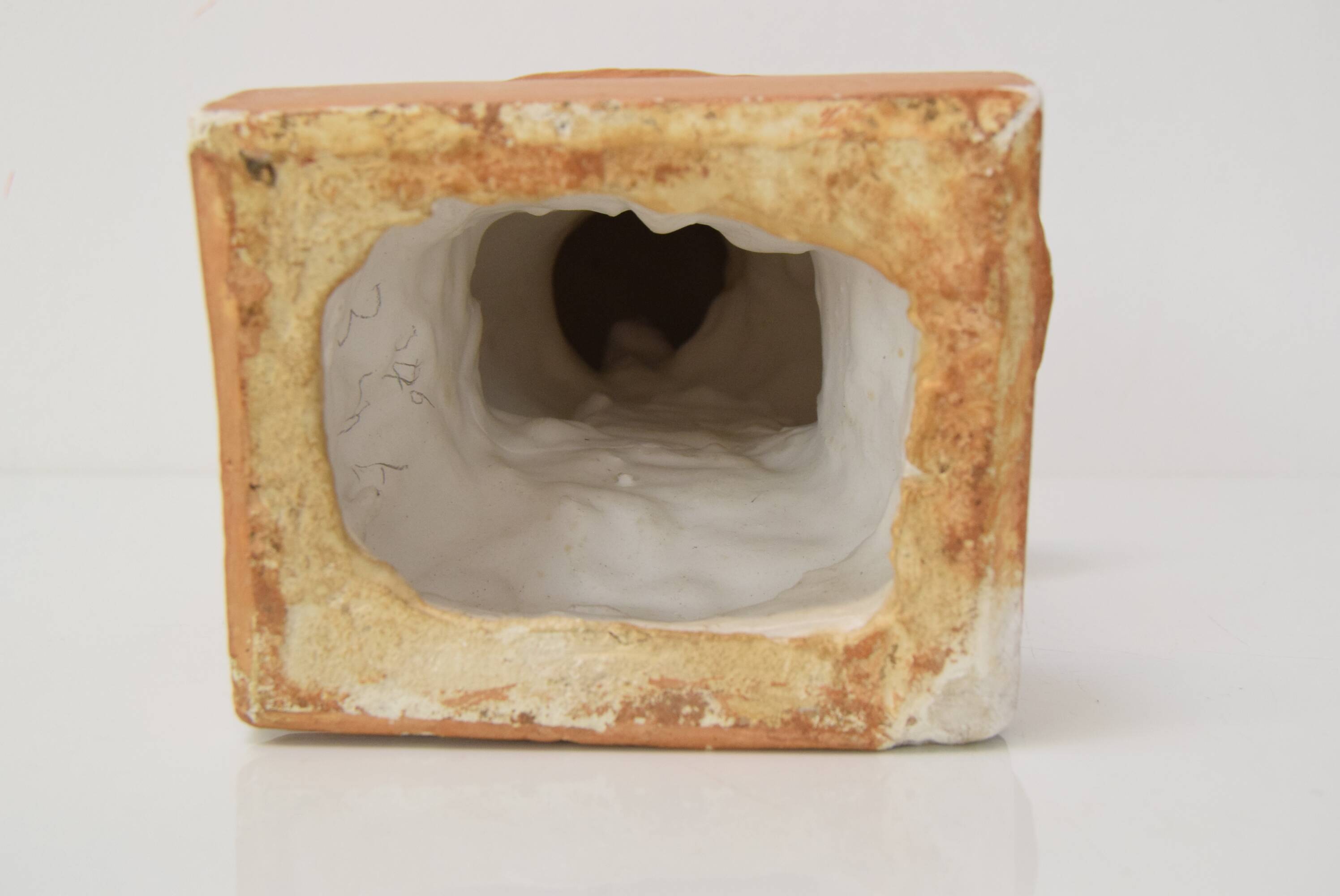 Plaster bust from the Belle Époque period by Jindřich Říha, 1890s.