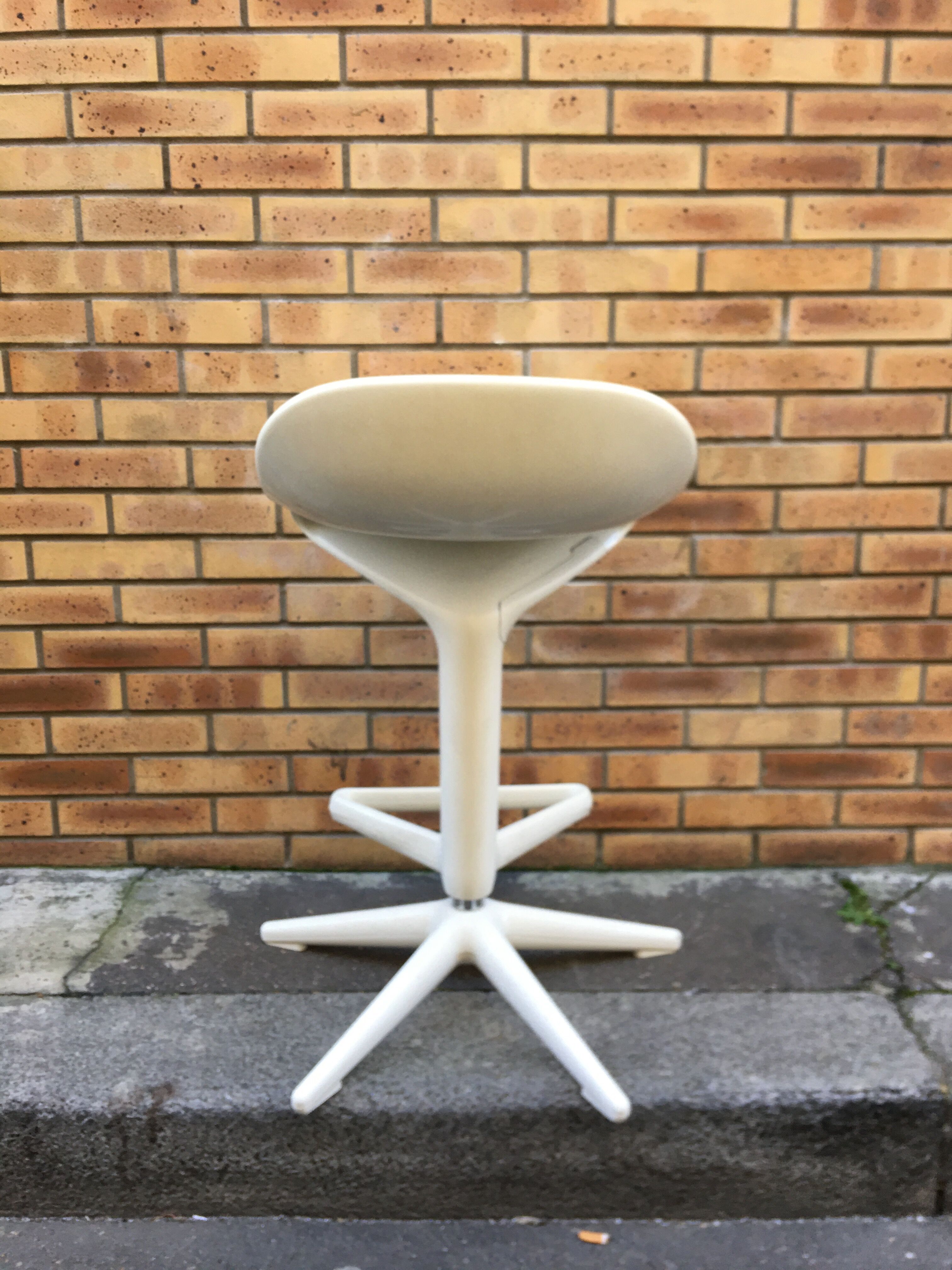Antonio Citterio's spoon swivel stool for Kartell