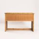 Bamboo woven rattan desk dal vera french riviera style, 1970