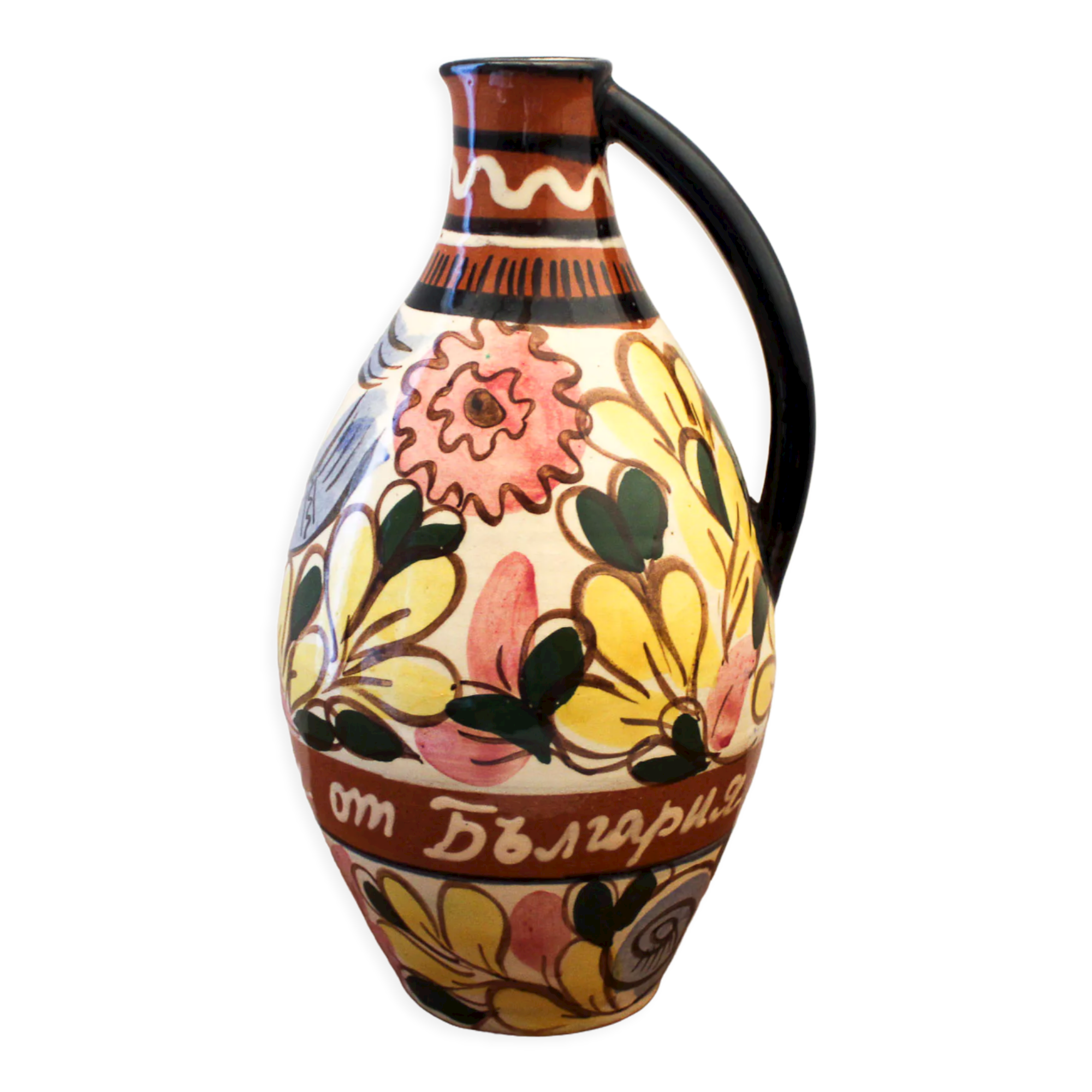 Pichet à décor russe années 50
