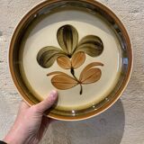 6 Gien earthenware dinner plates, Fuego pattern