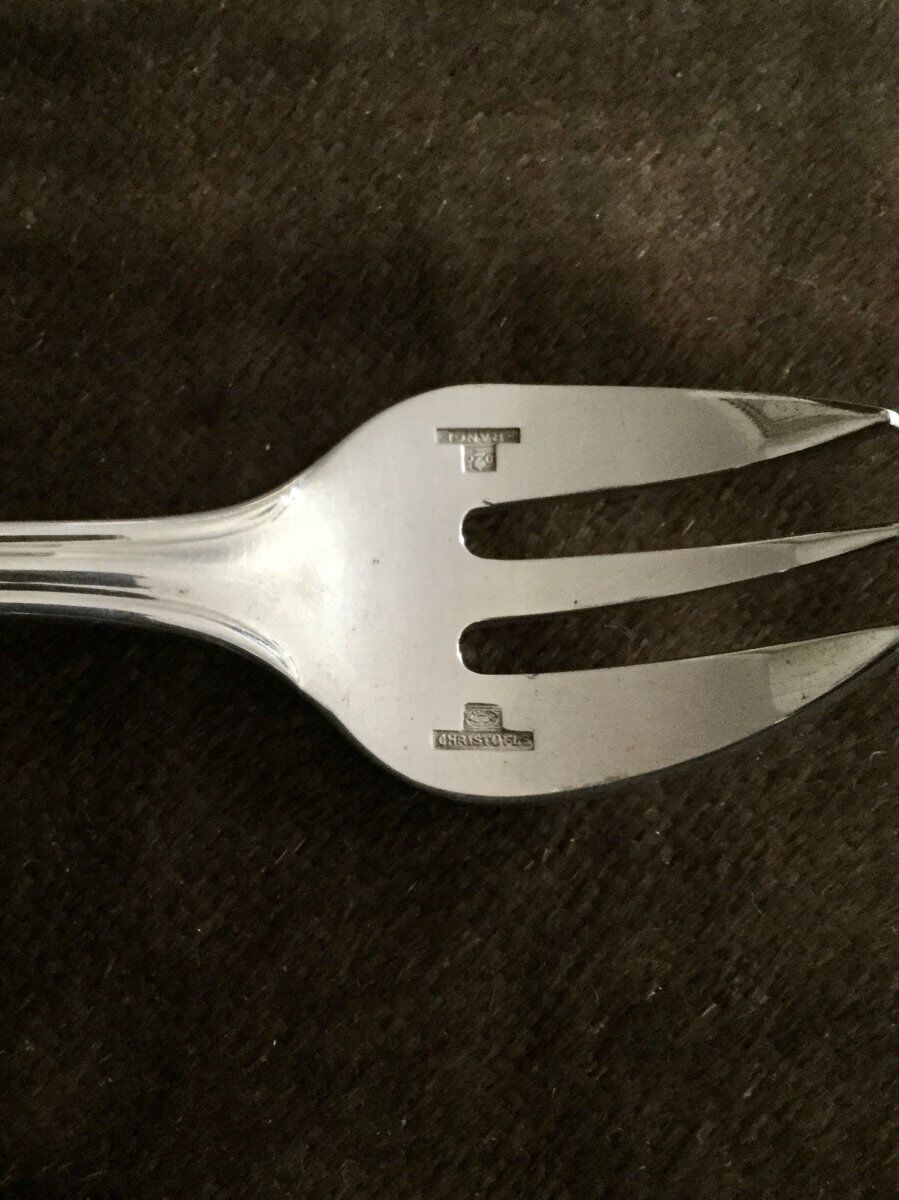 12 oyster forks christofle albi