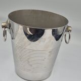 Vintage Létang Rémy champagne bucket in 18/10 stainless steel – ring handles – Fr