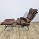 Armchair with footstool, Westnofa, "Wing Chair and foot stool", designed by