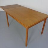 Large Danish Teak Extendable Dining Table, 1960s