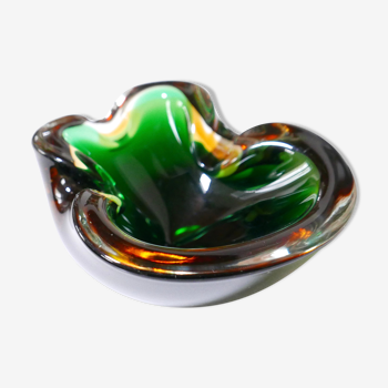 Cendrier Murano en verre années 50