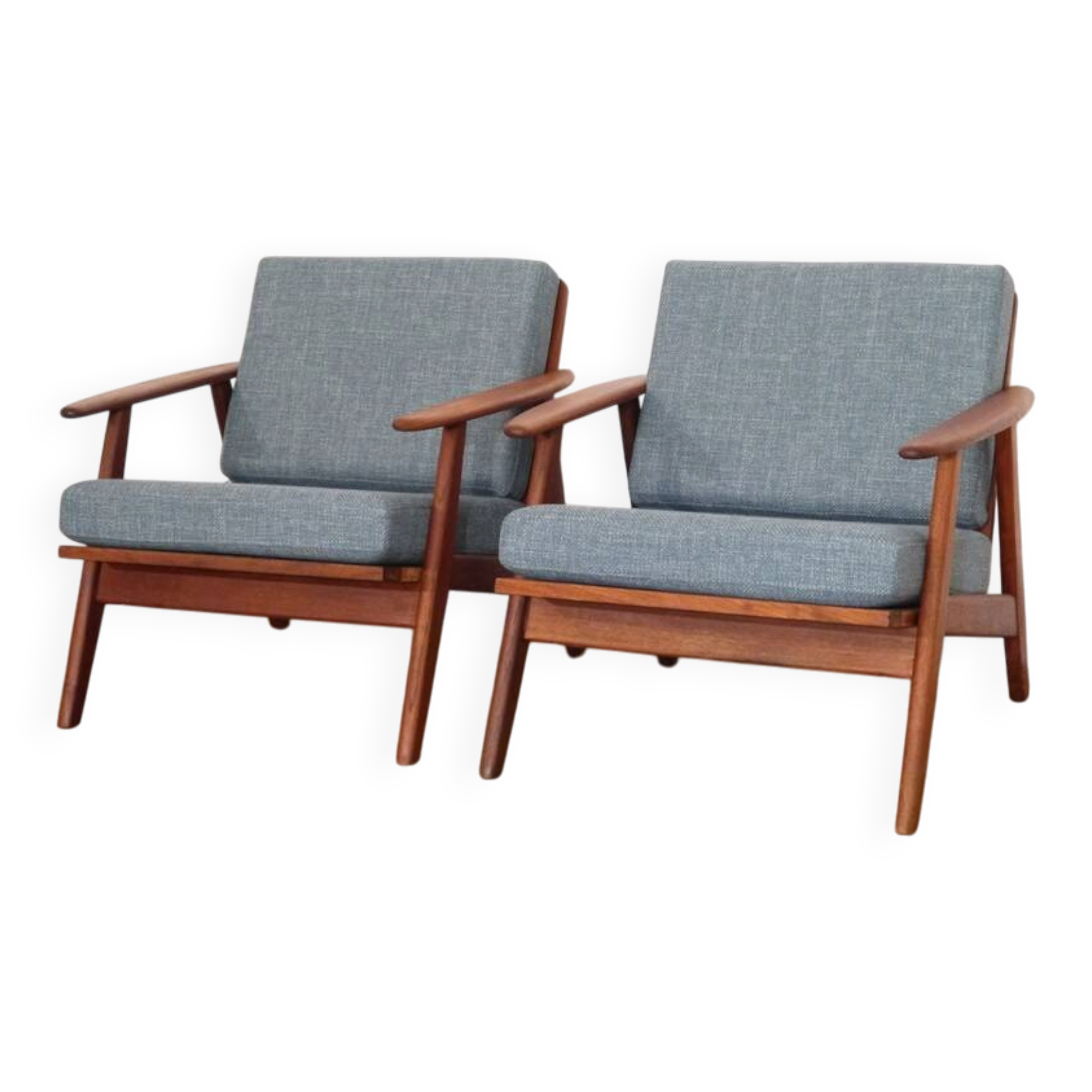 Paire de fauteuils danois en teck