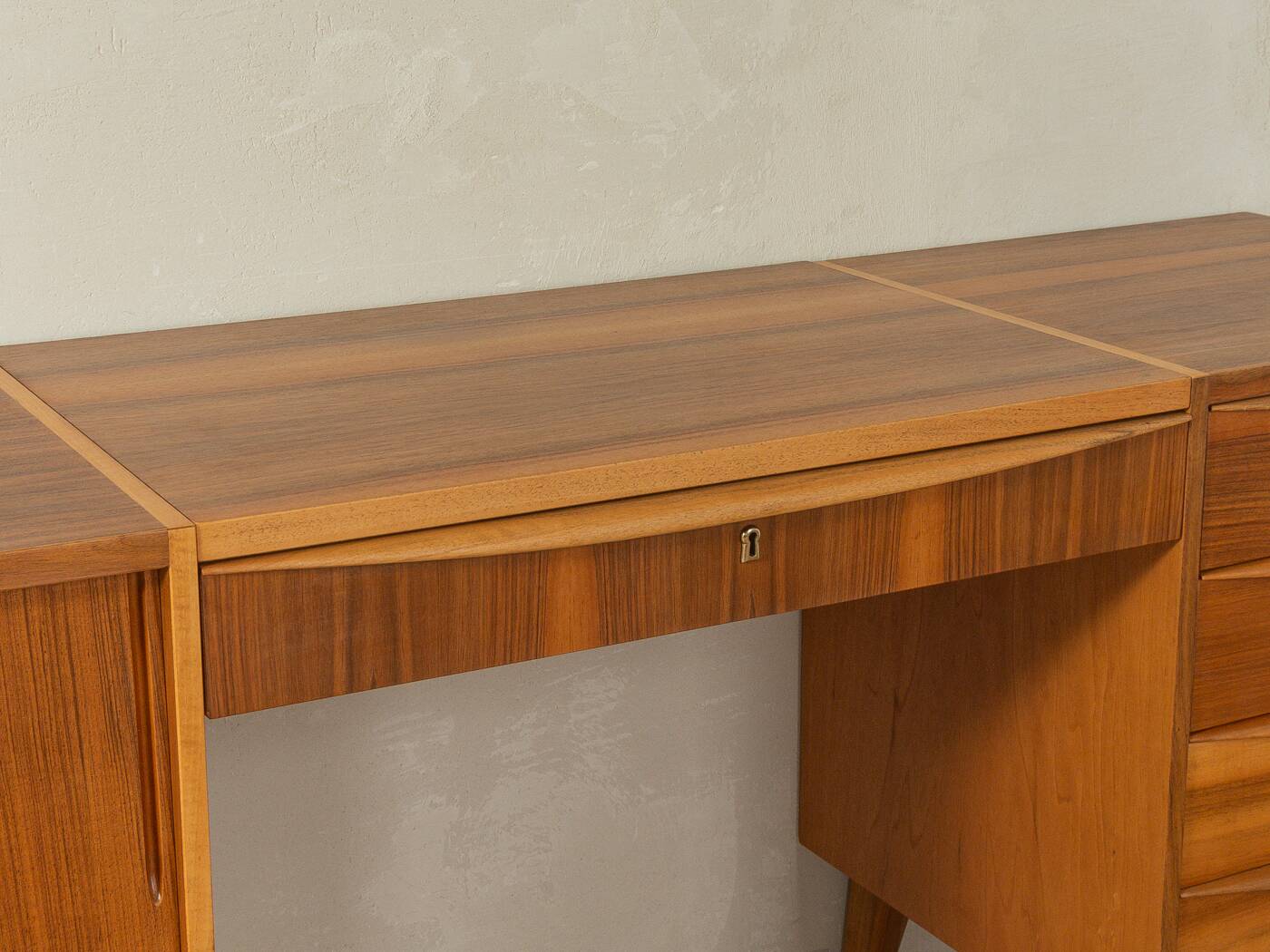 Unique partly solid sideboard in Scandinavian style from the 1950s