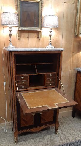 Secretary of Lady in marquetry XVIII th