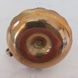 Brass handheld candle holder