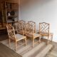 6 ‘Faux Bamboo’ dining chairs vintage