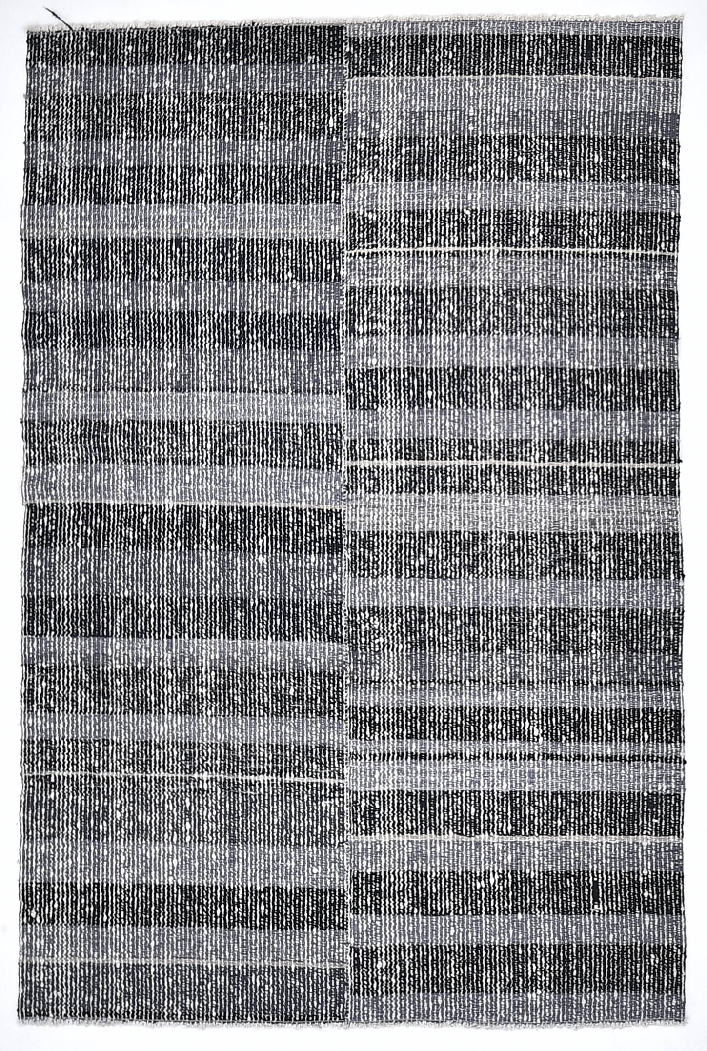 black blue kilim rug 140x210 cm, small kilim rug from turkey, wool kilim