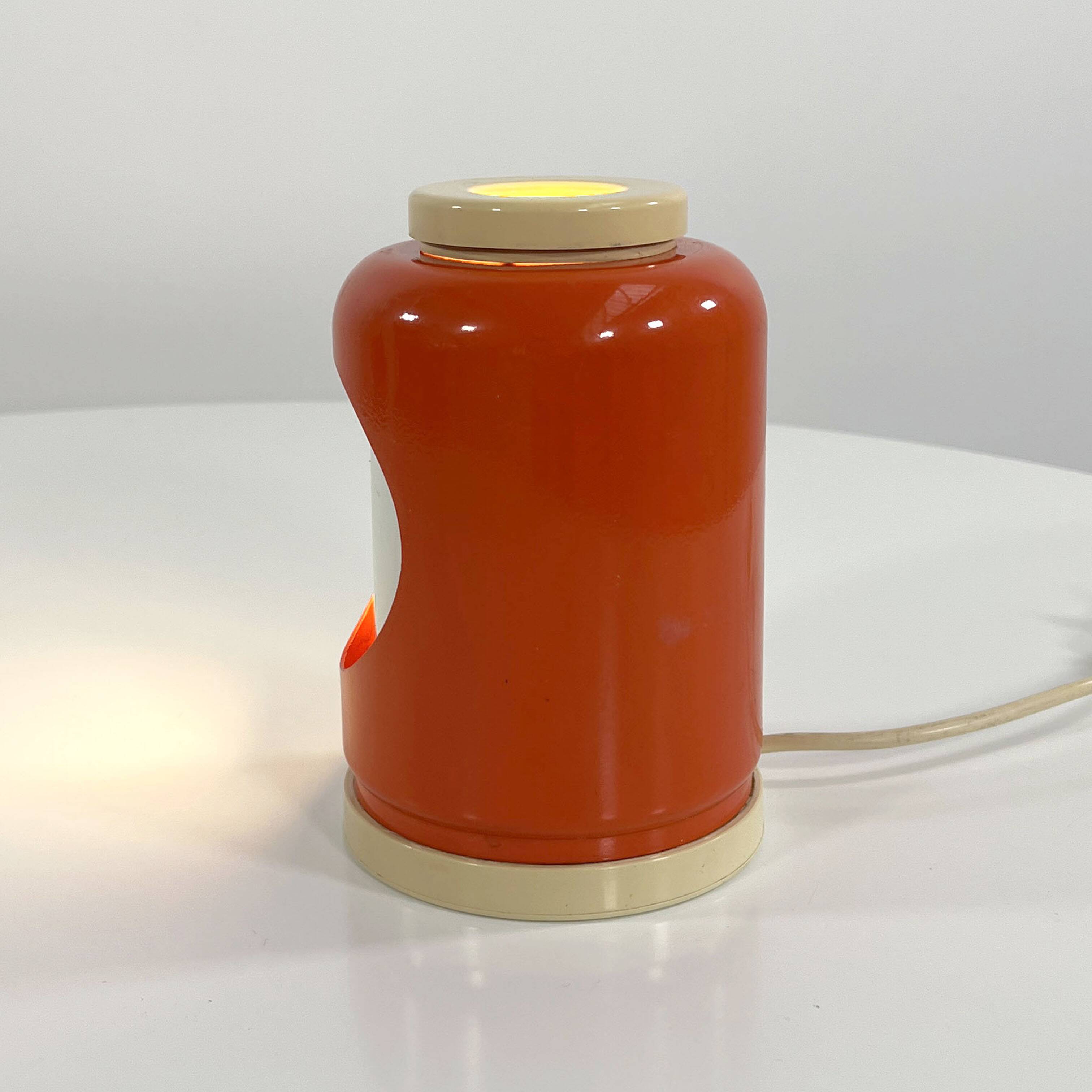 Orange Eclipse Table Lamps by Goffredo Reggiani for Reggiani, 1960