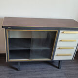 Steel sideboard in a Strafor row around 1960