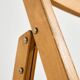 Foldable beech chair