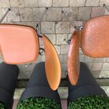 Skai chairs and vintage chrome