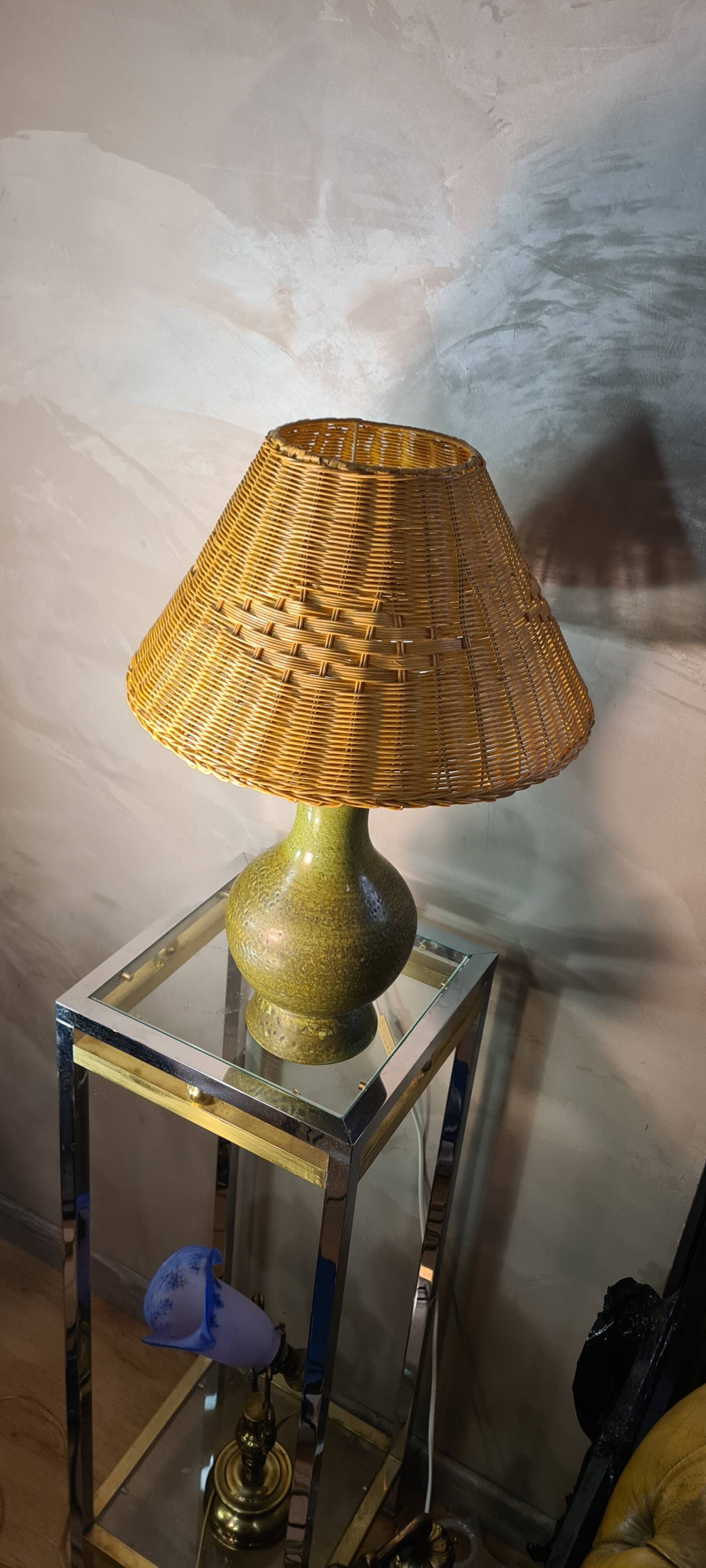 large ceramic lamp