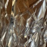 Vintage hexagonal cut crystal vase from Arques.