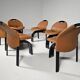 Set of 6 'Sail' dining chairs by Giovanni Offredi for Saporiti, 1973