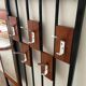Scandinavian wall-mounted locker from the 60s in teak