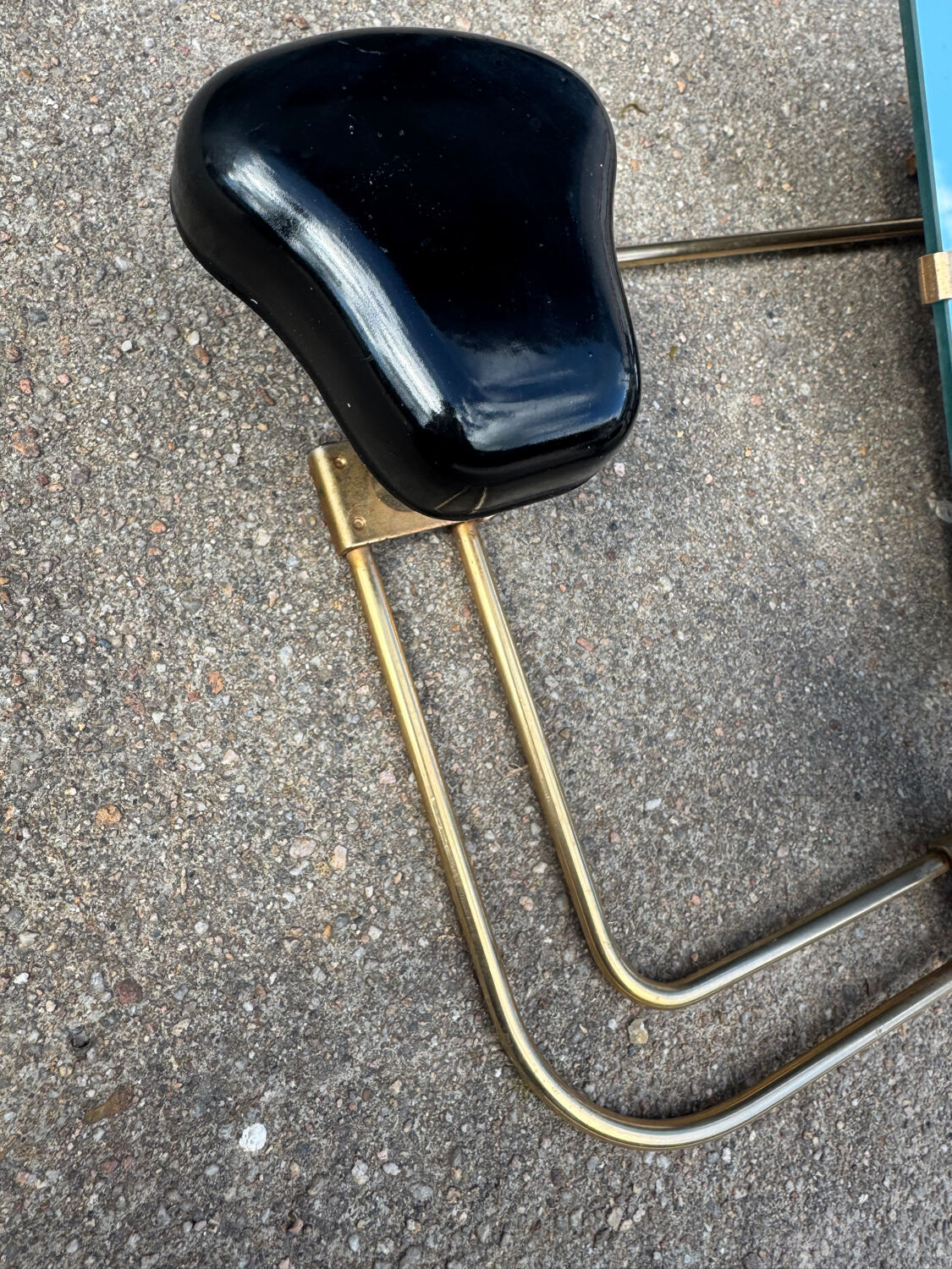 Wall-mounted coat rack mirror from the 1960s.