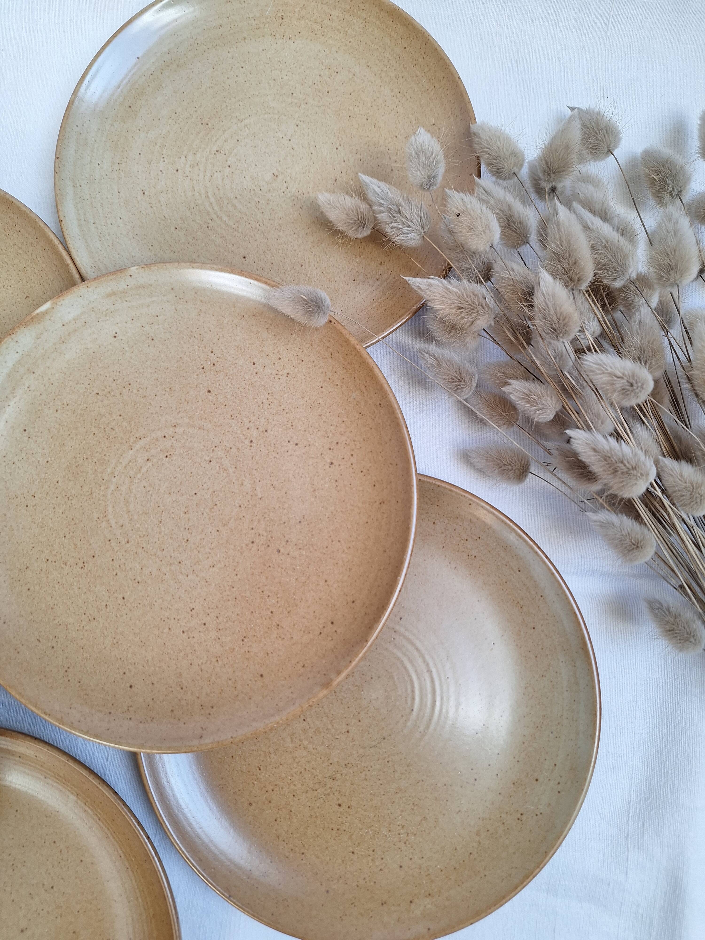 Vintage village stoneware dessert plates
