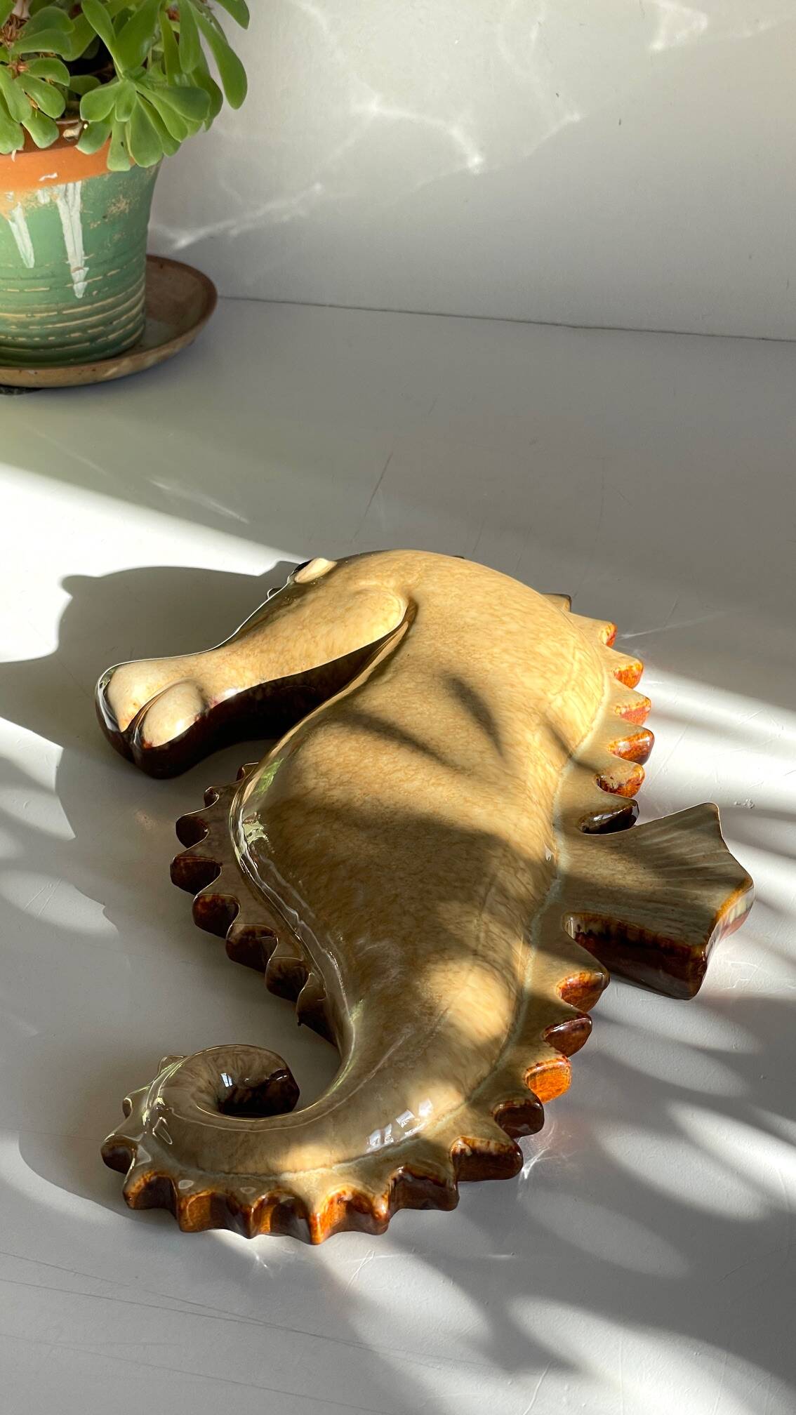 SEAHORSE Ceramic Wall Hanging VINTAGE