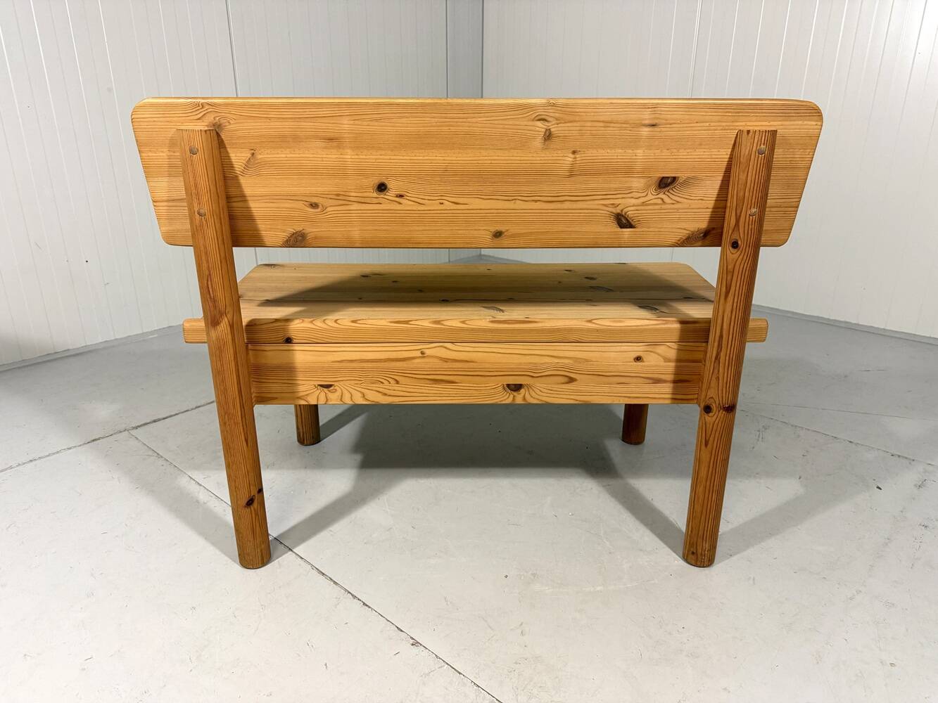 Korup Design solid pine benches with storage space Denmark
