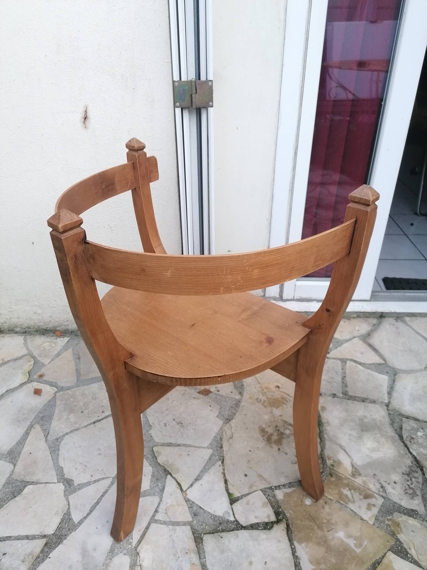 Chaise bois courbé