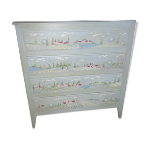 Commode grise