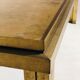 Vintage coffee table in agglomise glass and brass
