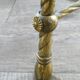 Tabouret en laiton des années 60-70