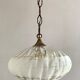 Suspension in glass and gilded metal 60s
